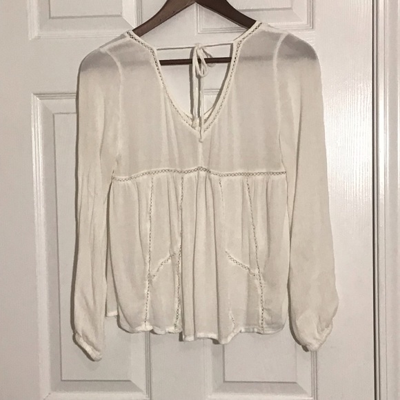 Abercrombie & Fitch Boho Top with Back Tie Size XS - Picture 2 of 12